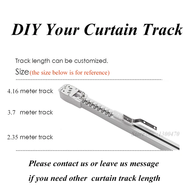 Cheap Tuya 3 Generation Shorter WiFi Curtain Motor Electric Track Rail Rod Automatic System Smart Home Curtains Remote Control 6