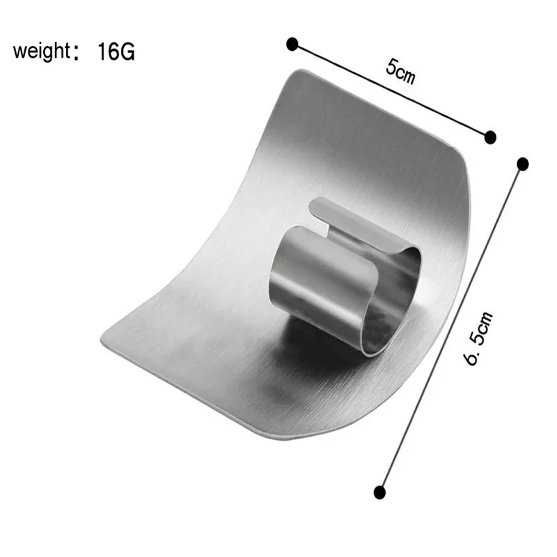 Stainless Steel Finger Protector Cutting Meat And Vegetables Finger Safety Fingerboard Multi-Functional Kitchen Tool Accessories
