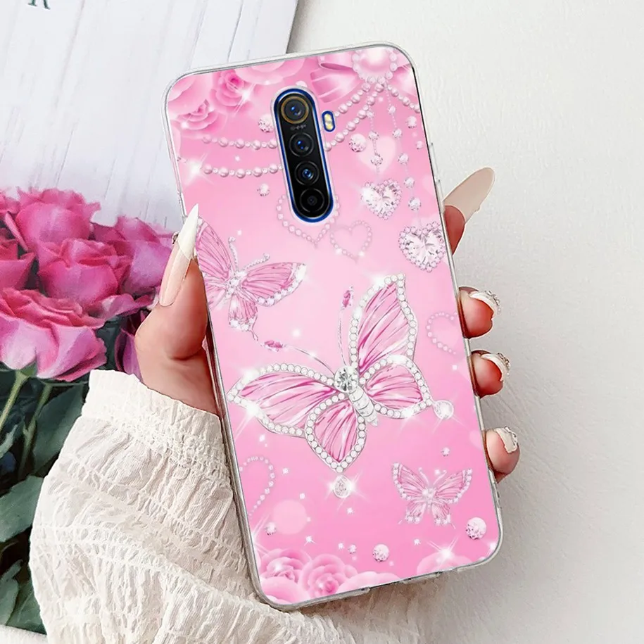Floral Soft Clear Silicone Phone Case with Bumper Protection