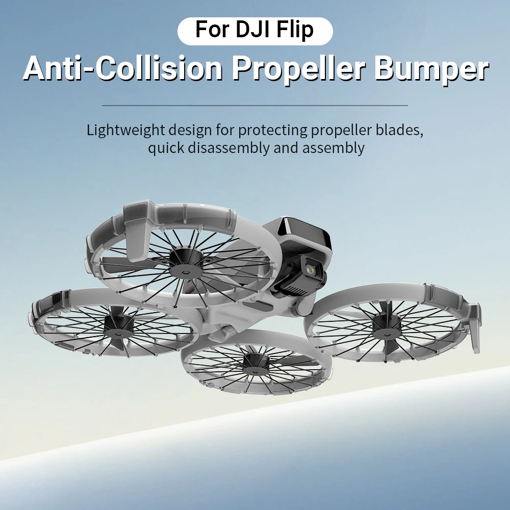 Protège-cadre anti-collision TPU pour DJI Flip - Noir/Vert
