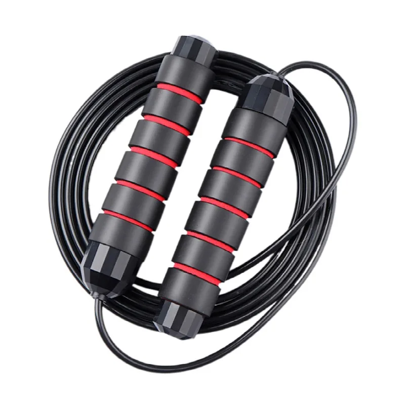 Jump Rope Tangle-Free Rapid Speed Cable with Ball Bearings Steel Skipping Gym Exercise Slim Body jump rope