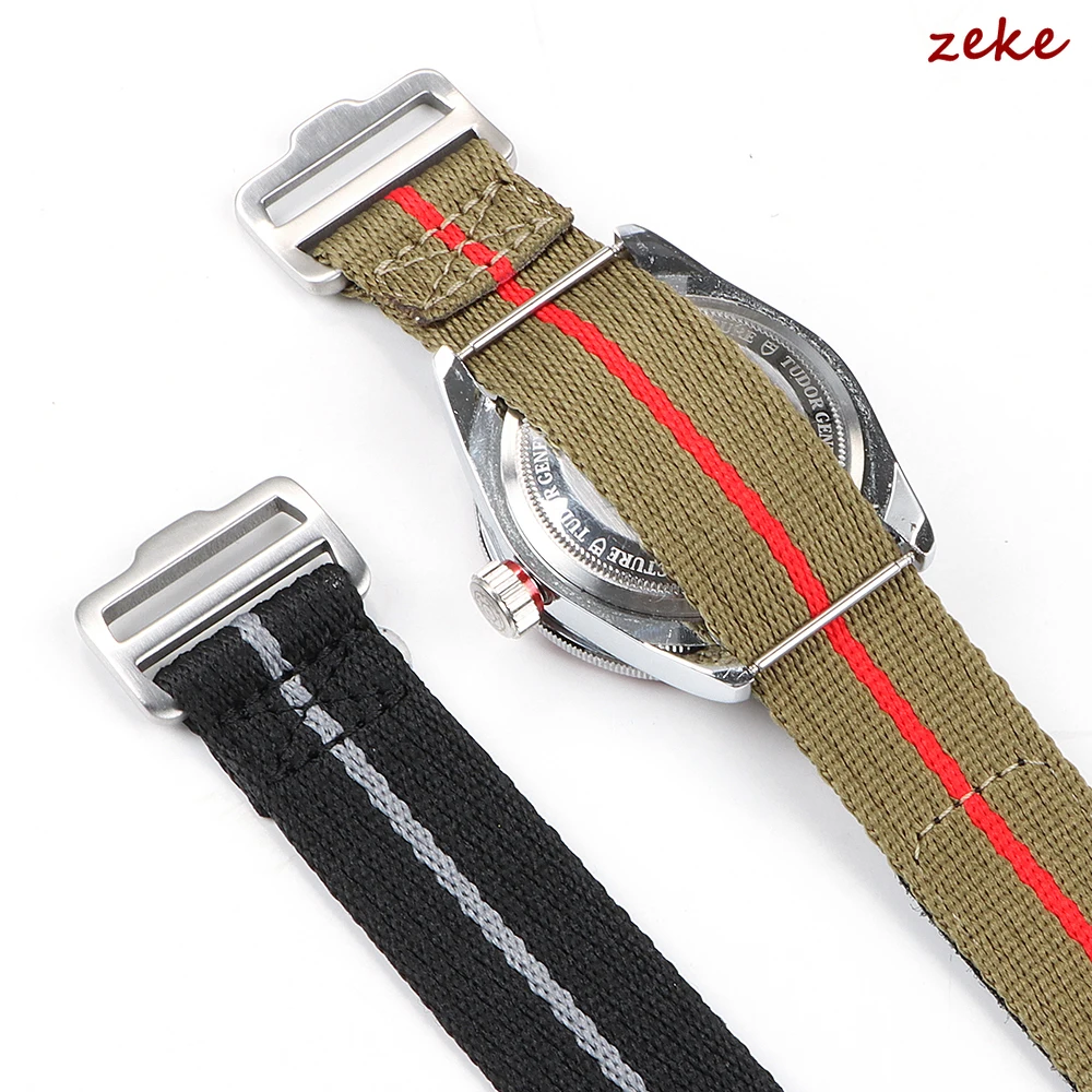 Durable Military-Style Nylon Strap with Hook and Loop Fastener - Waterproof