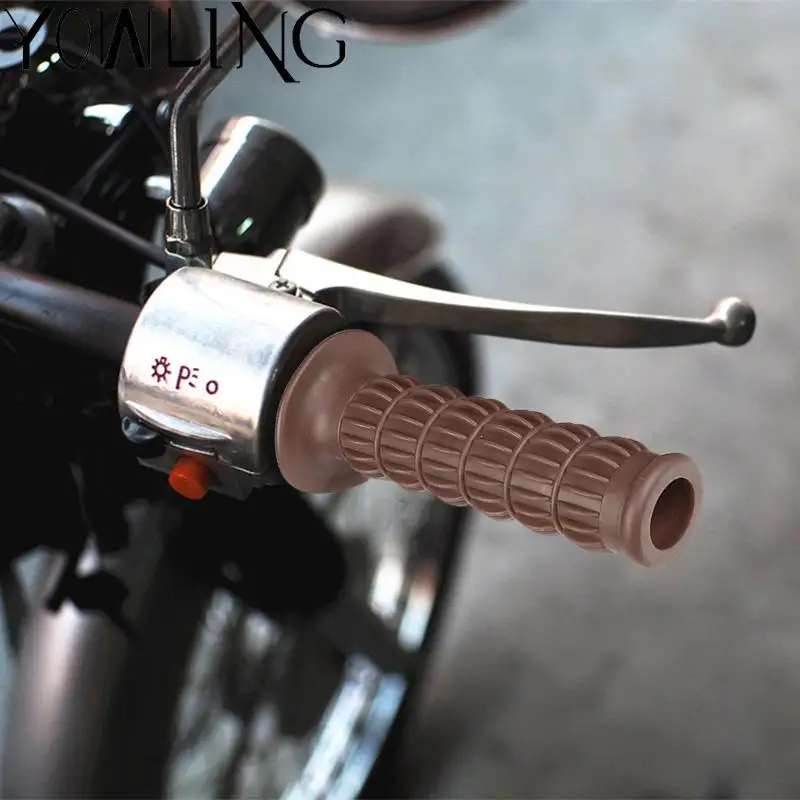 

22MM 24MM Vintage Motorcycle Hand Grip Throttle Handlebar End FOR BMW HONDA KAWASAKI SUZUKI DUCATI YAMAHA TENERE R1200GS F800GS