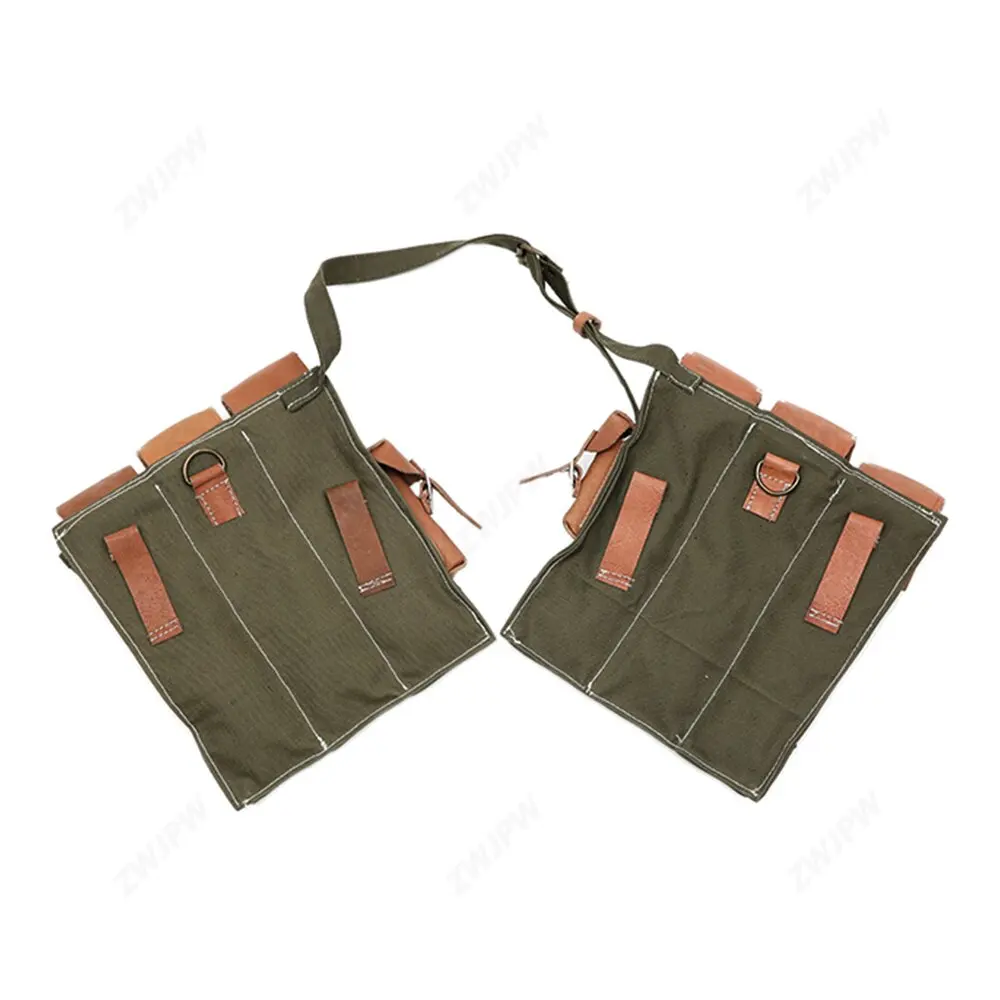 WW2 WWII Army Walther MP44 Canvas A mmunition Pouch Cartridge Bag Military DE/104101