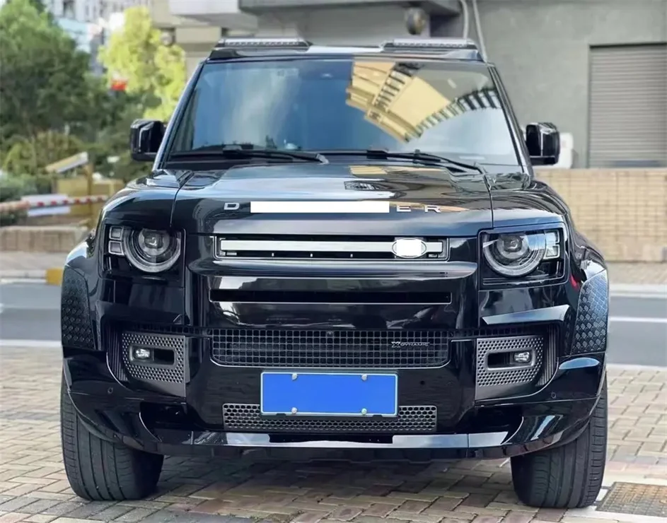 Car Facelift Performance Kit Front Splitter Lip With Eyebrow For Defender custom