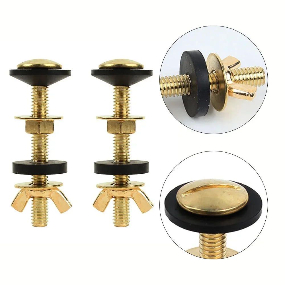 Toilet Screws Bolt Kit Easy Installation Heavy Duty Bolt Toilet Tank Bolts Tank To Bowl Kit