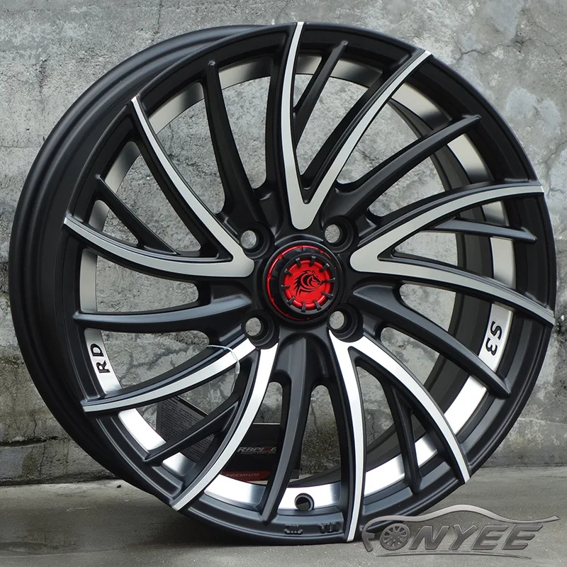 

1 шт. 15 дюймов 4x100 PCD ET35 CB67.1 Диски Колесная втулка модифицированный сплав обода для Great Wall Cool Bear Geely Vision X1 Yuena Sail