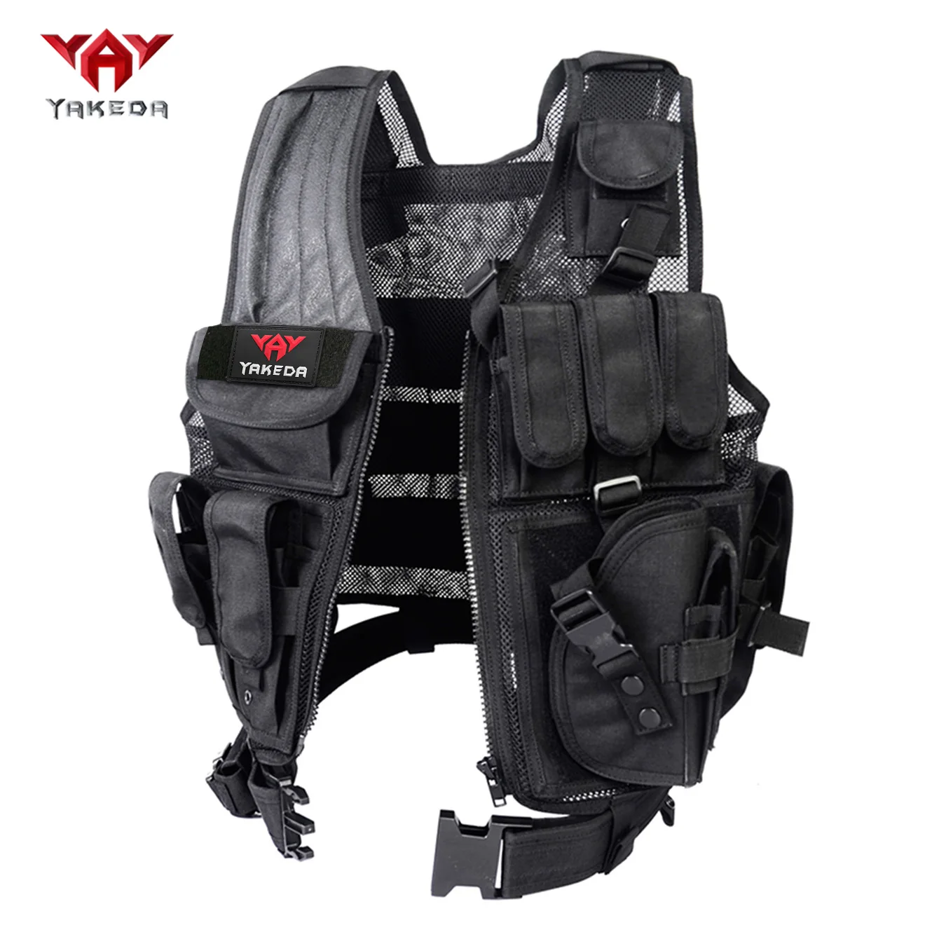 Tear Resistant Mesh Hunting Vest Double Layer Fabric