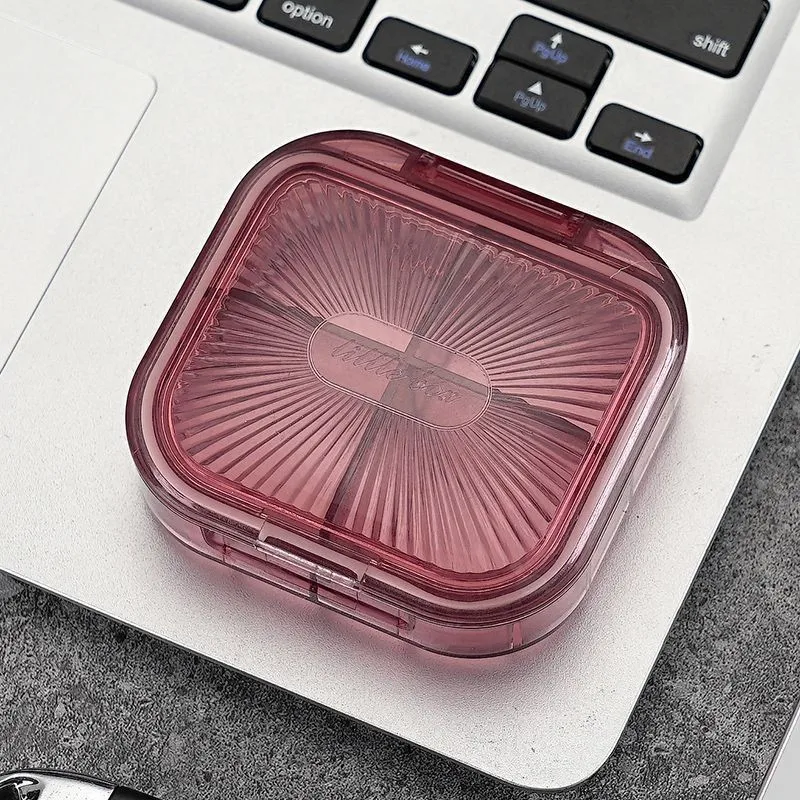 Weekly Portable Medicine Organizer with Moisture-Proof Sealed Design and Exquisite Packaging