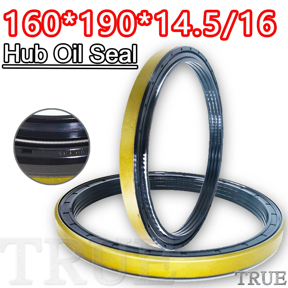 

Hub Oil Seal 160*190*14.5/16 For Tractor Cat 160X190X14.5/16 Gearbox Framework Oil proof Dustproof Reliable Mend Fix Best kit