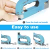 SHALL 3 In 1 Nail Gun DIY Furniture Construction Stapler Upholstery Staple Gun With 3000 Staples Home Decor Carpentry Tools 6