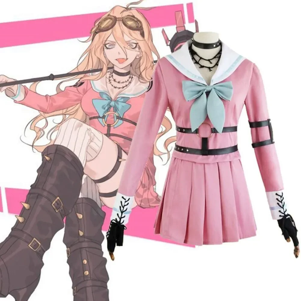 

Anime Danganronpa V3 Miu Iruma Cosplay Costumes Women Dress Girls Uniforms Clothing