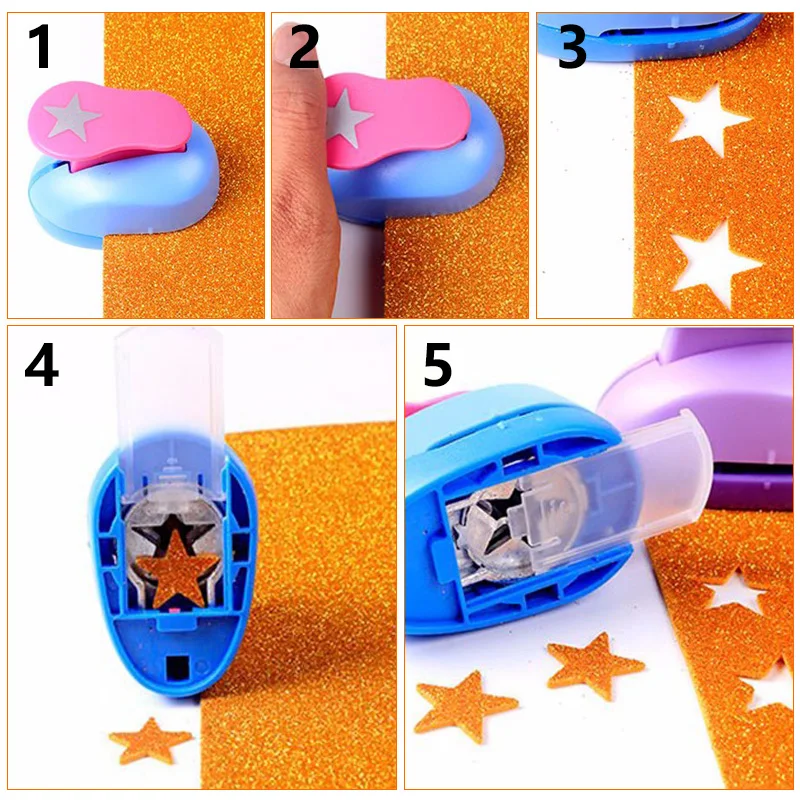 Scrapbook punches Large Size Color DIY Sharper Embossing Handmade Cutter Card Craft Flower Paper Maker Kids