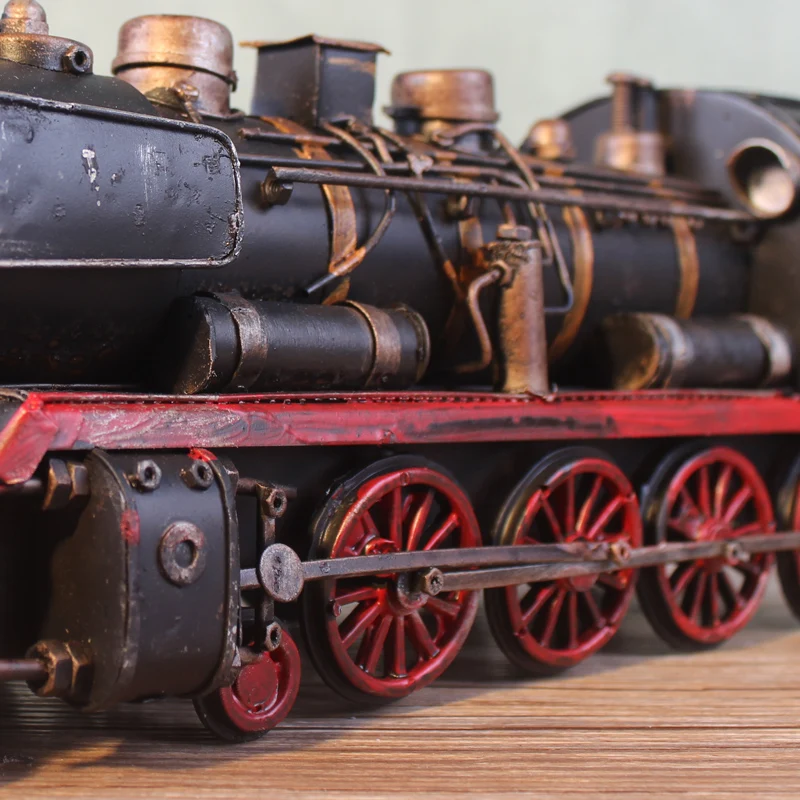 American Retro Iron Steam Locomotive Model HC001 Collectible Gift Train Toy