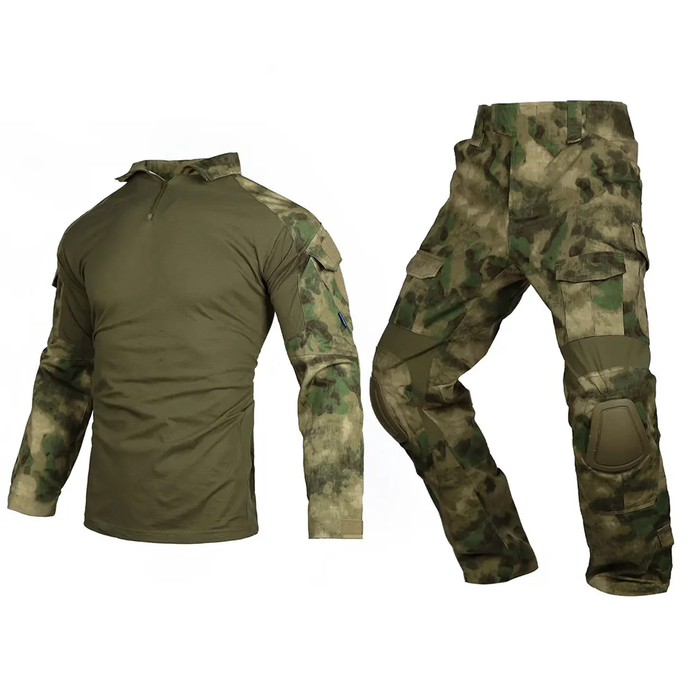 

Emersongear Gen2 BDU Airsoft Combat Suit Tactical Shirts Pants with Elbow Knee Pads Hiking Hunting Uniform Set Clothes EM6922