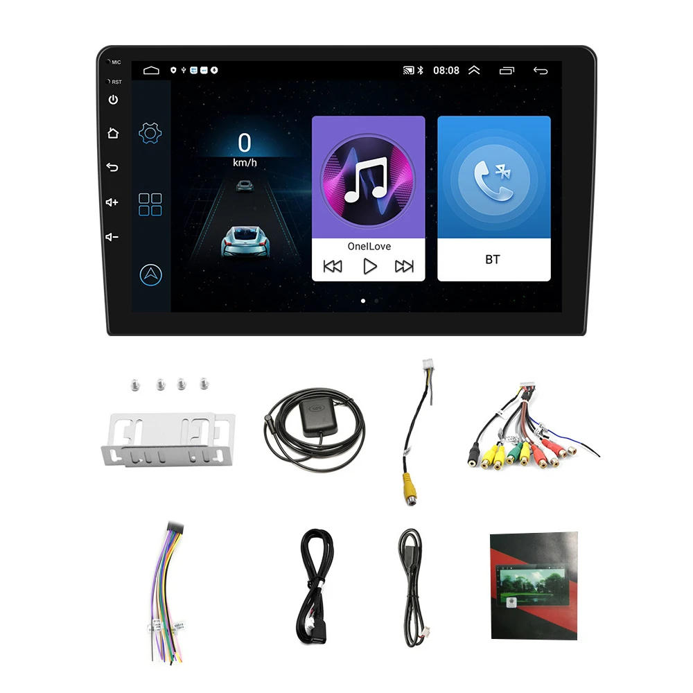 

Автомагнитола CarPlay, 2 Din, 9 дюймов, HD, MP5, мультимедийный плеер для Android 10,1, радио, GPS-навигация, Wi-Fi, Bluetooth