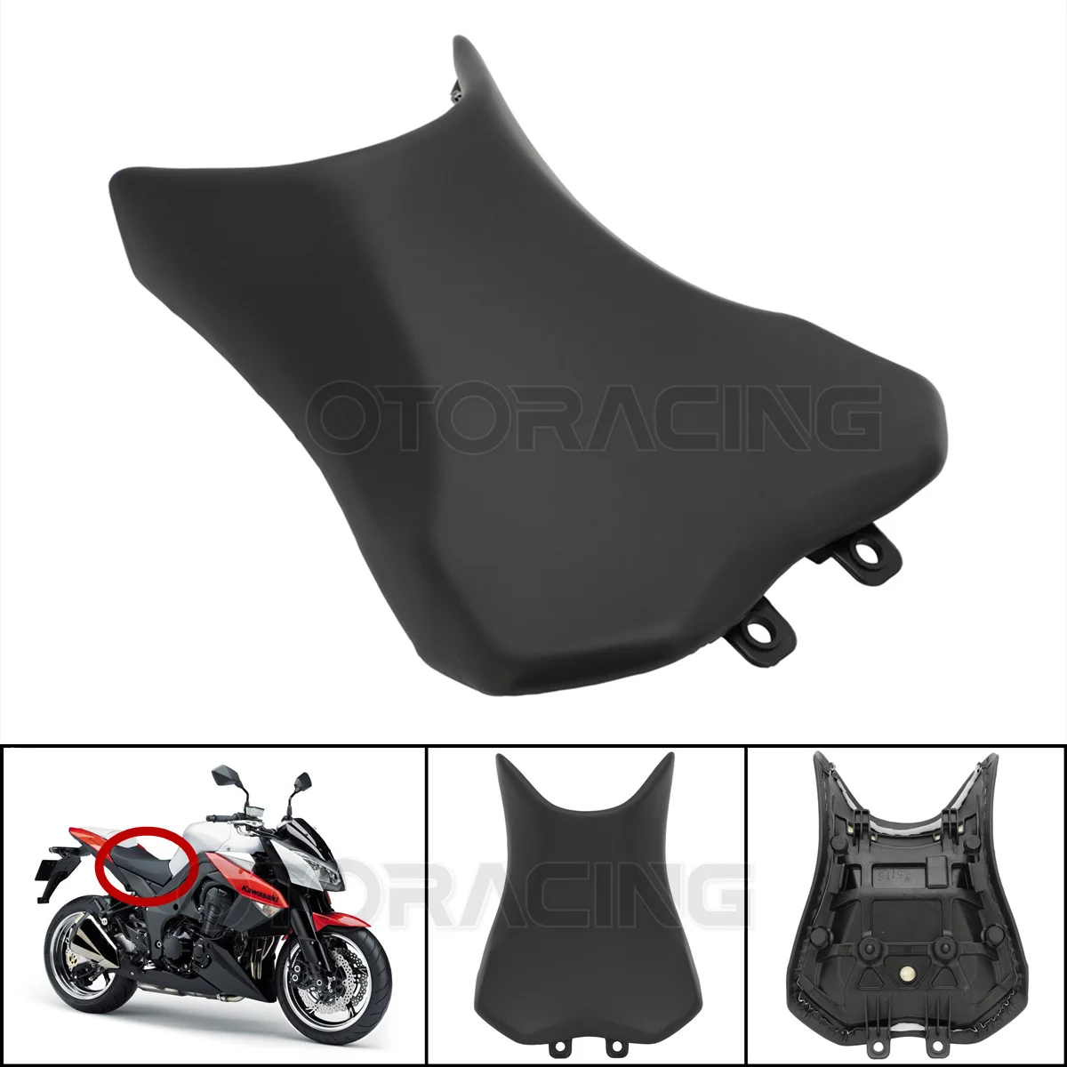 

Motorcycle Front Driver Passenger Pillion Seat Cushion For Kawasaki Z1000 Z 1000 2010 2011 2012 2013