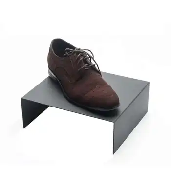 Espositore per Scarpe a Forma di U, Supporto per Borse, Espositore da Tavolo per Scarpe, Supporto per Borse, Espositore Nero, Scaffale da Scrivania per Scarpe, Portascarpe in Metallo