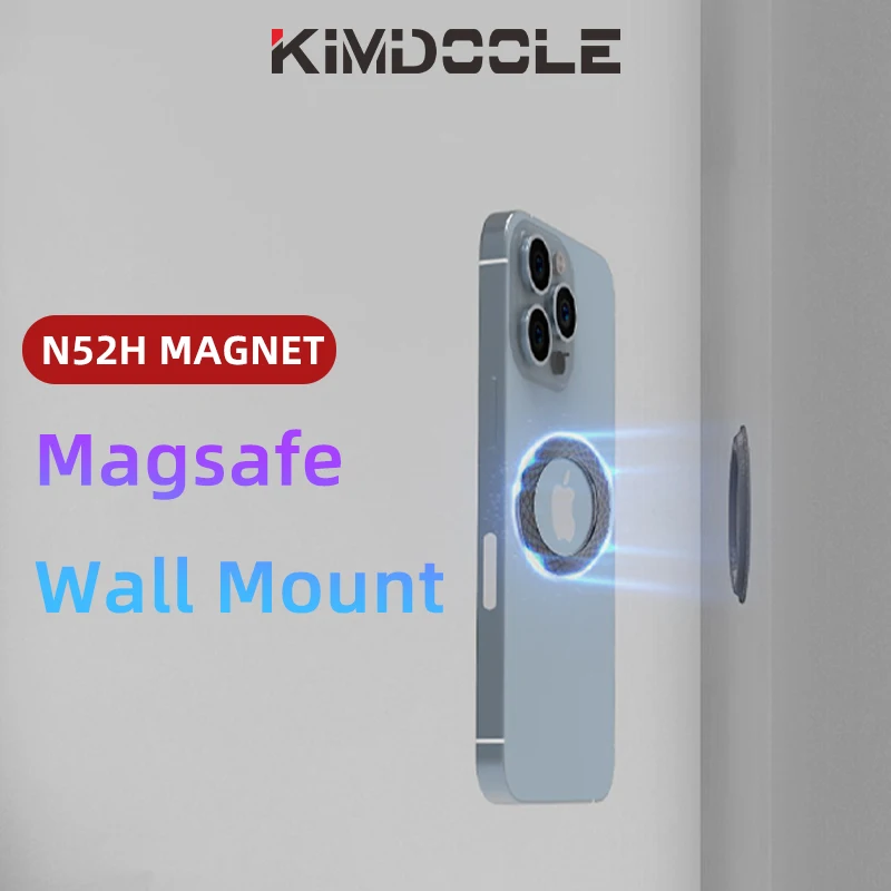 Kimdoole-suporte Anel Magnético para Todos os Tipos de Almofada Ímã de Parede Móvel Pad Suporte Magnético para Ipad - Imagem 4