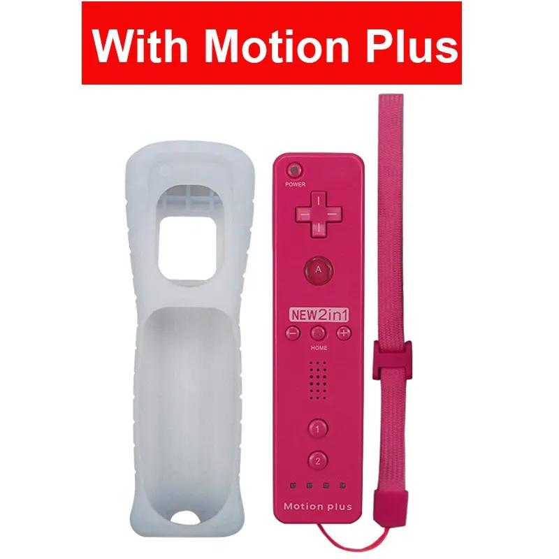 New 2 in 1 Wireless Controle Remote Controller  For Nintendo Wii With Motion Plus Bluetooth Remote For Nintend Wii Gamepad 