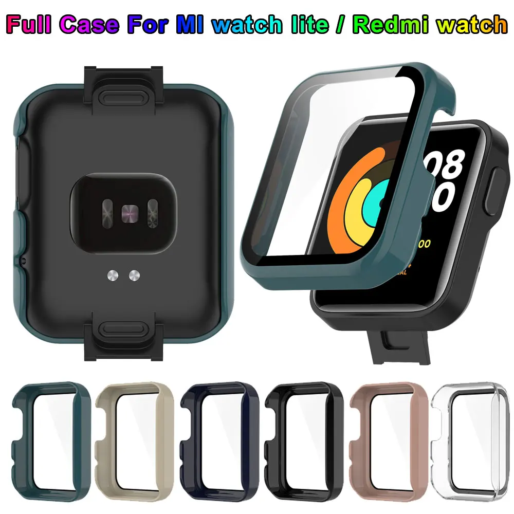 Tempered Glass Screen Protector with Hard PC Bumper Protective Cover