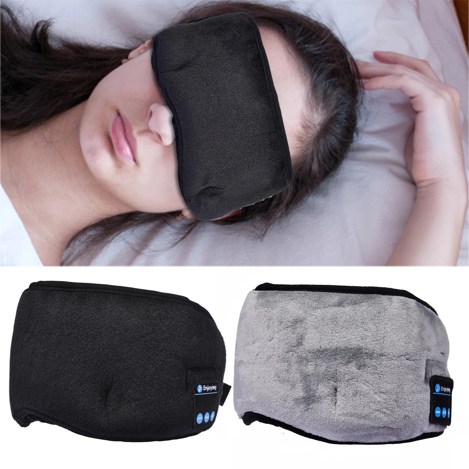 Sleep Headphones Bt Eye Mask Wireless Music Travel Handsfree Sleeping Mask