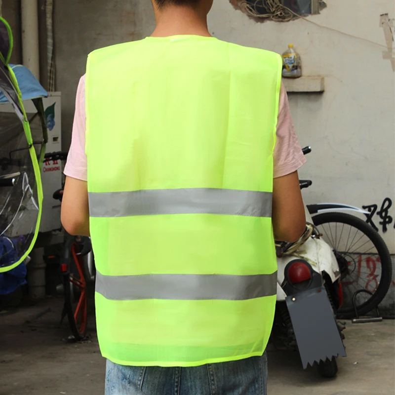 4PCS High Visibility Car Reflective Safety Ves Strip Vest Reflective Strip Vest Car Emergency Fluorescent
