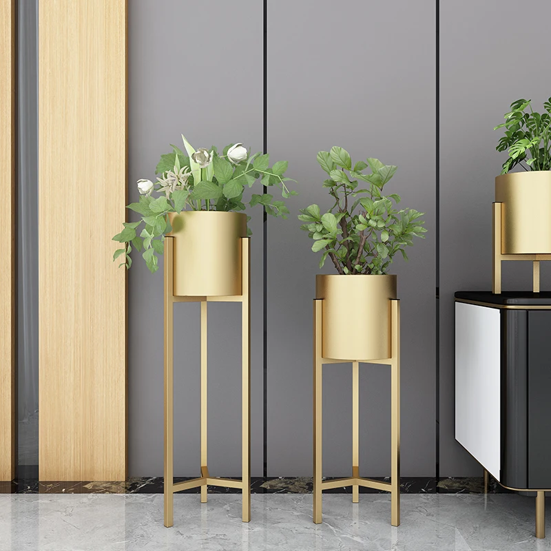 Iron Flower Stand Pots Tray Plant Shelves Planter Indoor Display Rack Storage Holder Shelf Home Balcony Garden Decoration