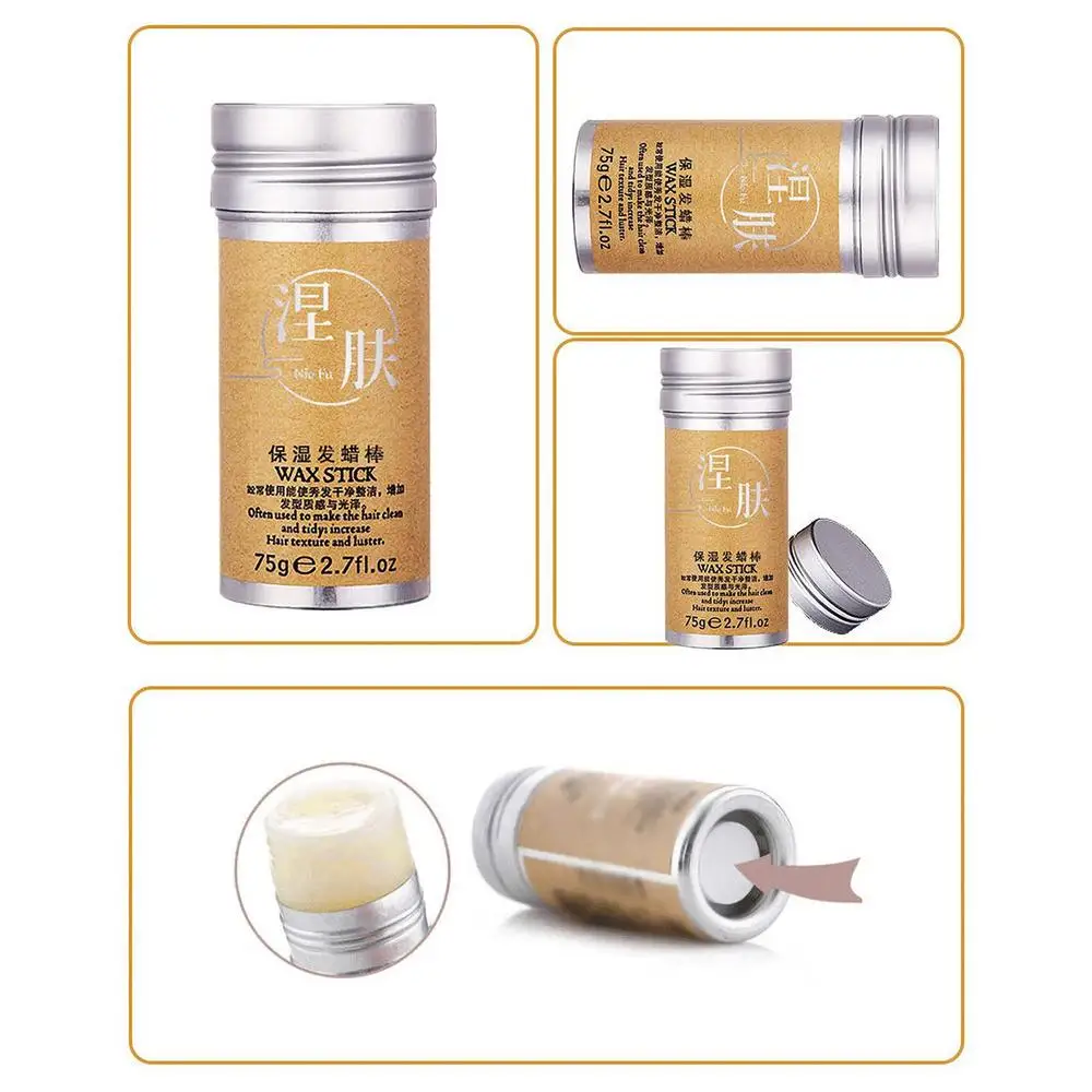 Description Picture 5 of itemHair Styling Wax Affordable Hair Pomade Stick Portable Hair Styling Product for Short Hair Medium Length Hair and Long Hair