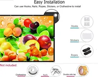 16:9 Metal Anti Light Curtain 100 120 133 150 Inches Home Outdoor Office Portable 3D HD Projection Screen for Espon BenQ TD96 - Image 3