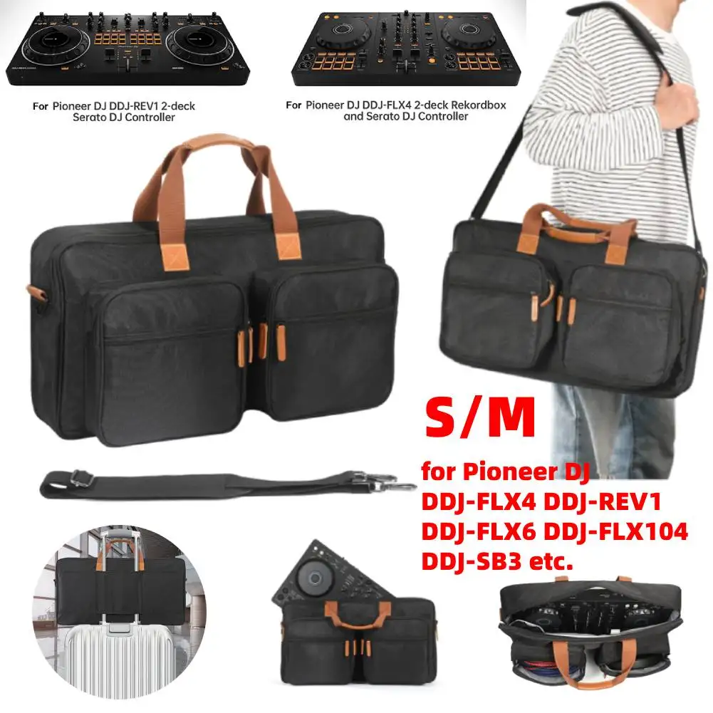 DJ Carrying Case For Pioneer Controller DDJ-400 DDJ-800 DDJ-200 DDJ-FLX4 DDJ-FLX6 DDJ-FLX104 DDJ-SB3 Protective Case Storage Bag dj controller case