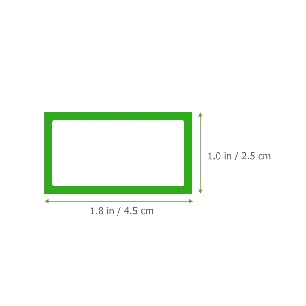접착제가 필요 없는 4롤 빈 접착 라벨 스티커, 주방 식료품 저장실 보관함, 항아리, 상자, 가정 및 사무실 정리용