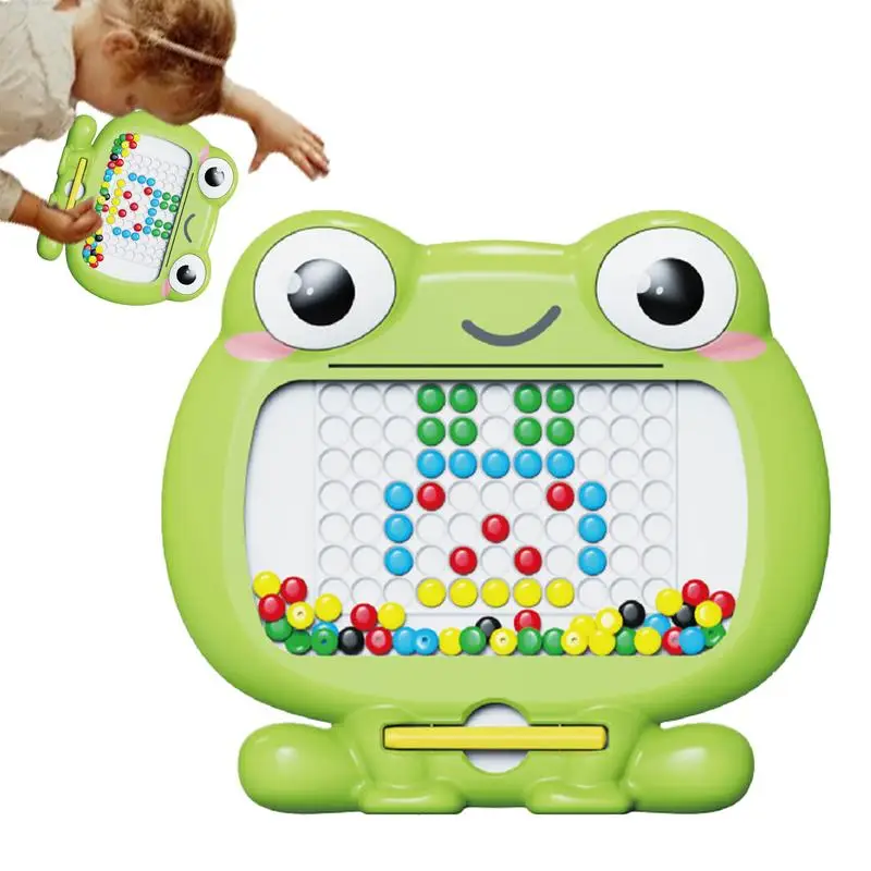 

Детская магнитная доска для рисования в форме лягушки, детская доска для обучения и творчества, магнитные доски для рисования в горошек, обучающие и забавные