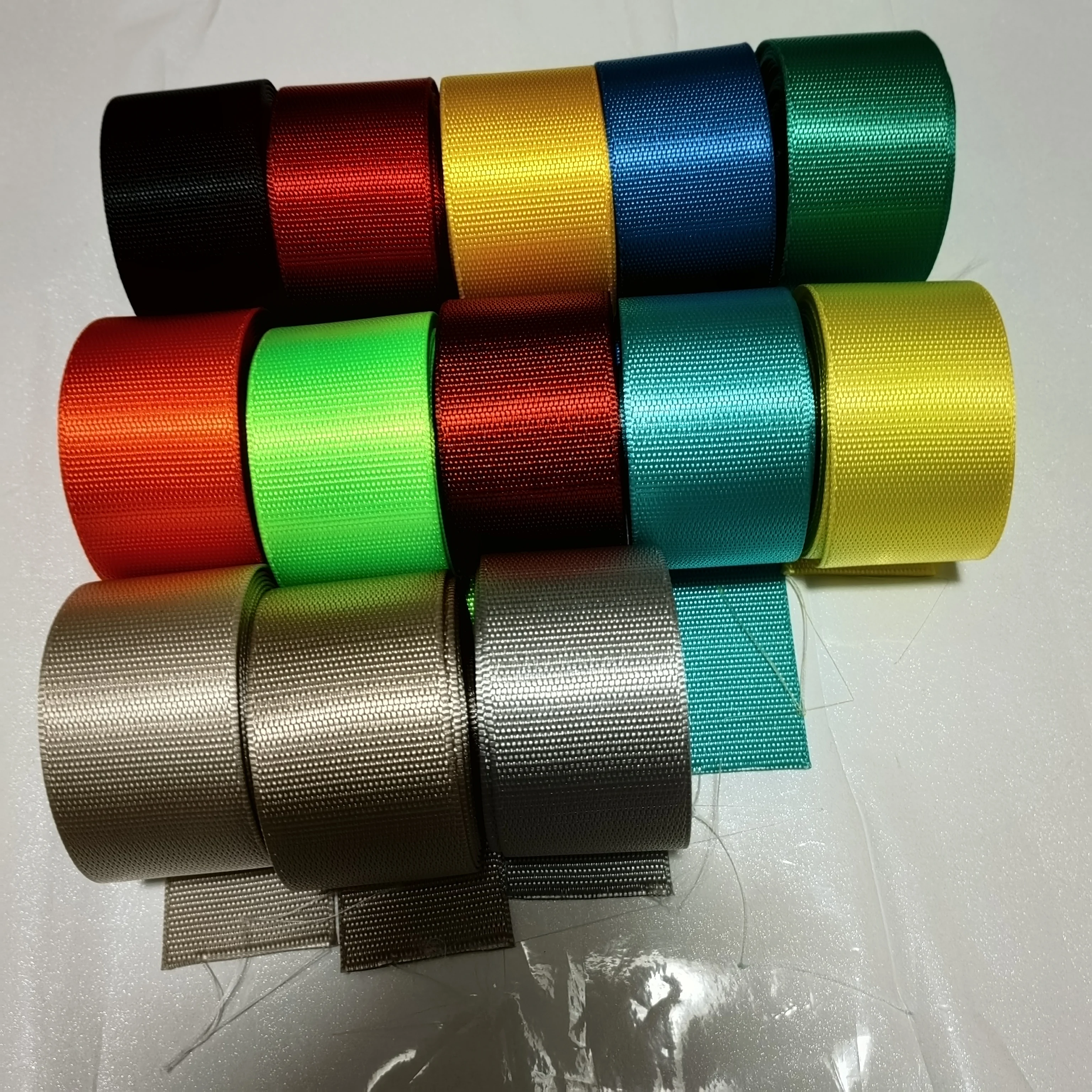 Seat Belt Webbing Seat Belts 3.6M/roll Car Modified Seat Belt Webbing Car High-Strength polyester Seat Safety Belts Accessories