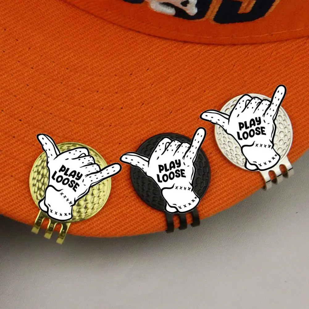 Golf Ball Marker Hat Clip Creative Shape Rustproof Corrosion Resistant Compact Size Magnetic Golf Ball Marker Accessories