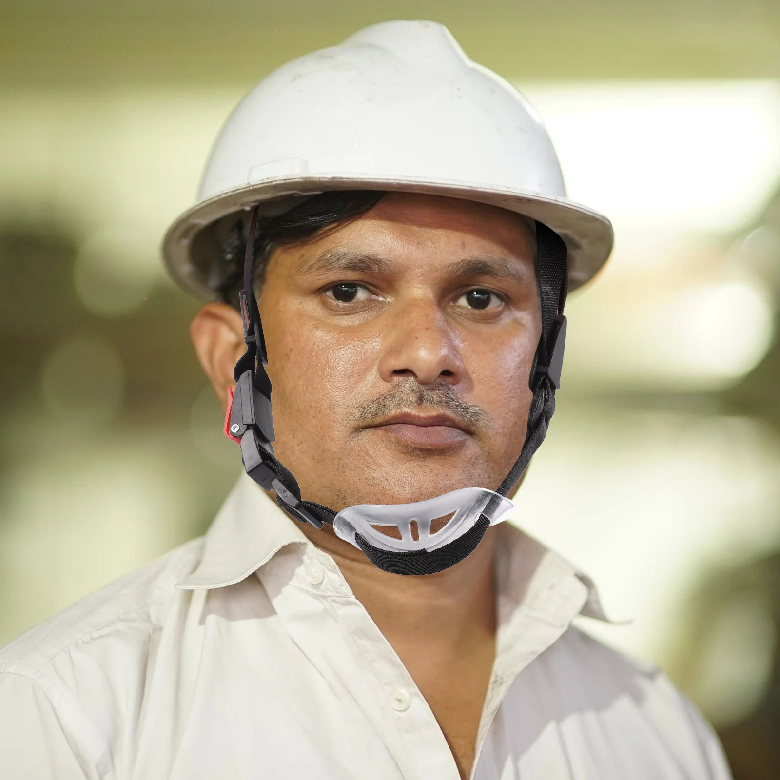 2 Pcs 4 Point Chin Strap Hard Hat Lanyard Construction Belt Safety Accessory