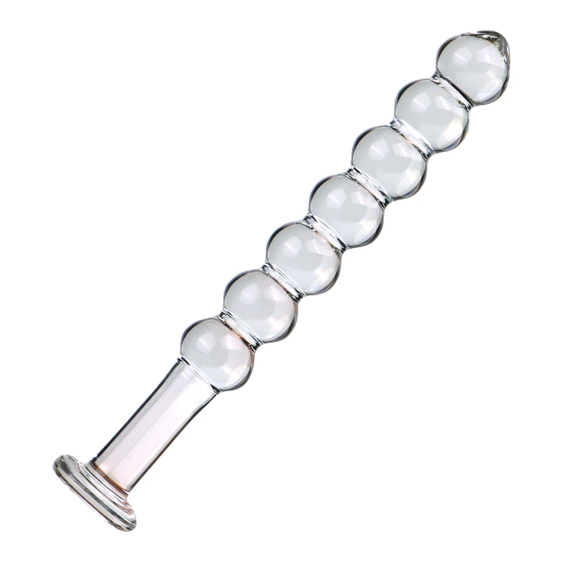 Glatt Transparentes Analplug Aus Glas Massagegerät Für Erwachsene_voghion.com