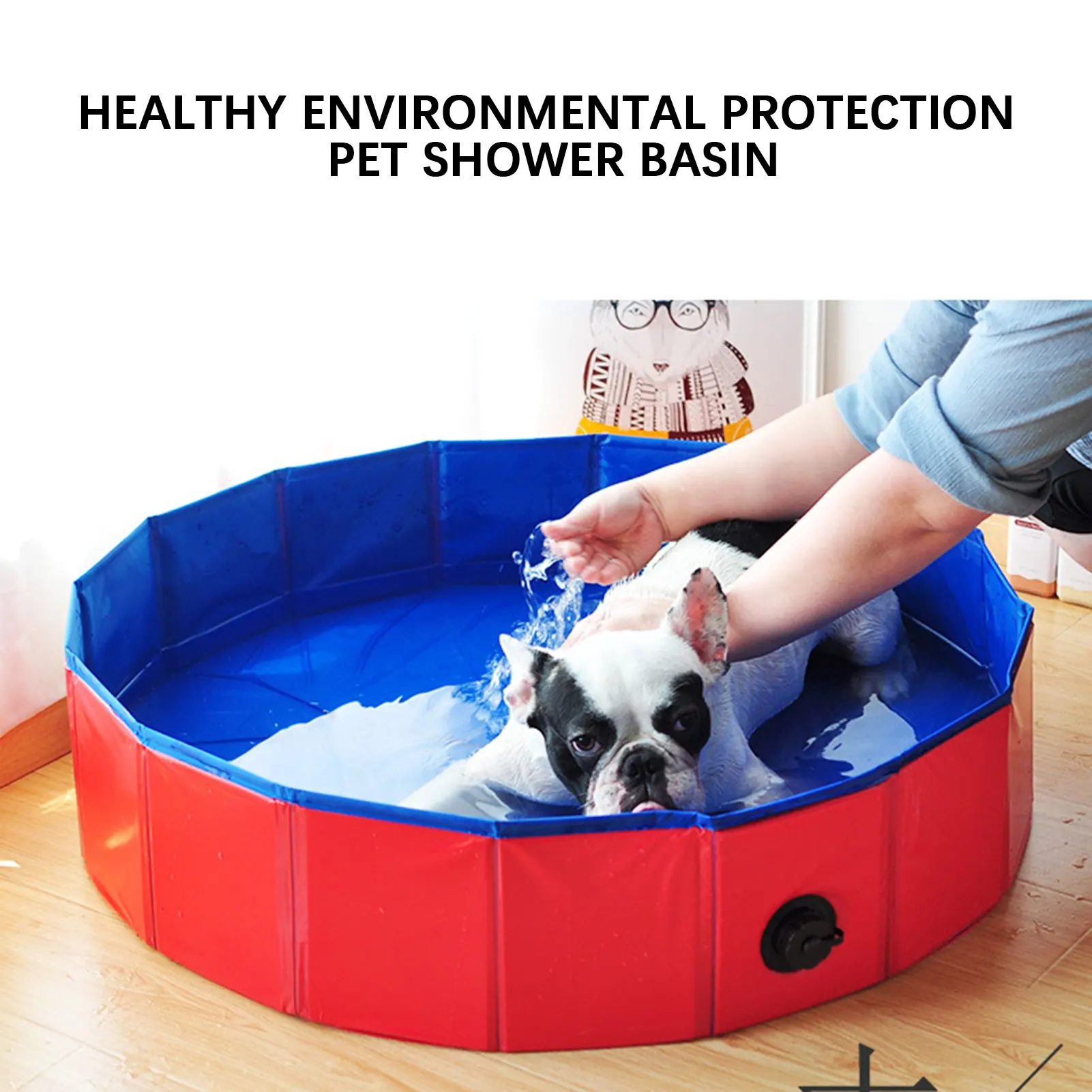 Foldable Outdoor Indoor Dog Swimming Pool 1