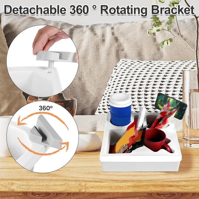 Vassoio Snack Bar Vassoio Da Divano In Legno Di Bambu00f9