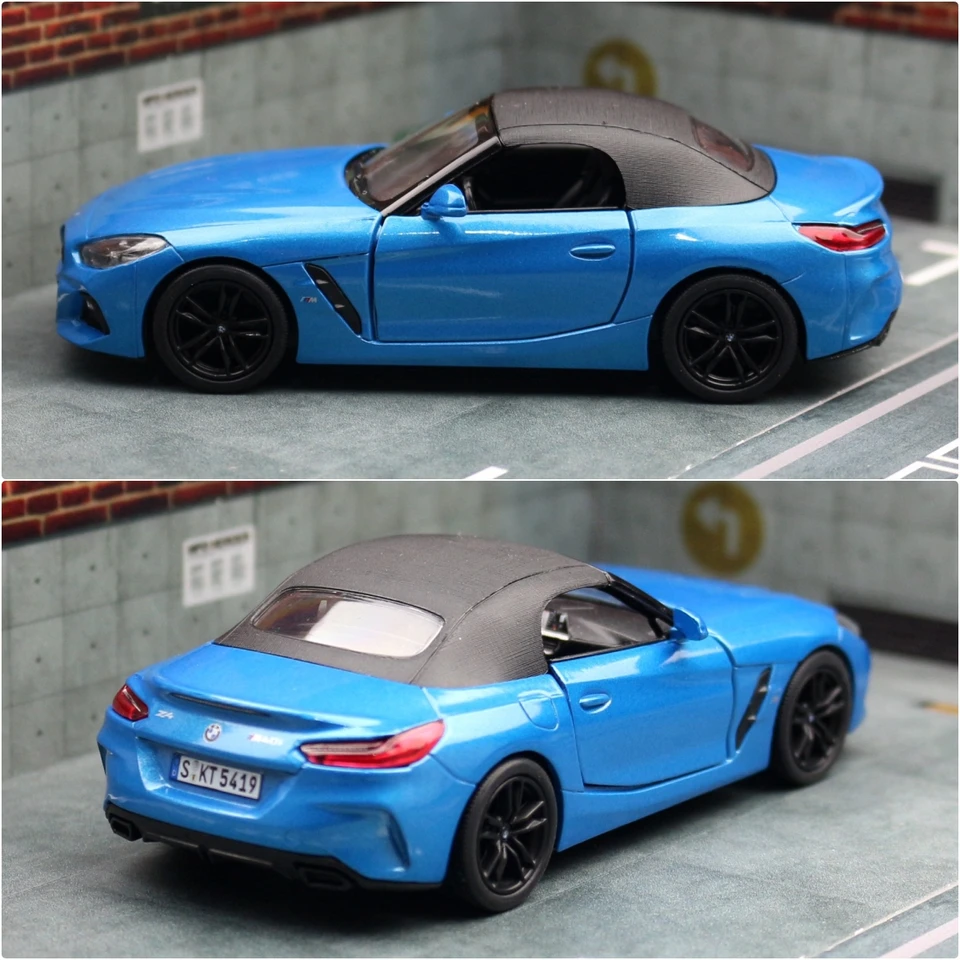BMW Z4　ミニカー KiNSMART Toy Car Model 1/34 BMW Z4 M40i Roadster Convertible Alloy