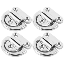 

4PCS ZWS3217‑8 8mm 316 Stainless Steel D Ring Buckle Excellent Performance Yacht Accessor