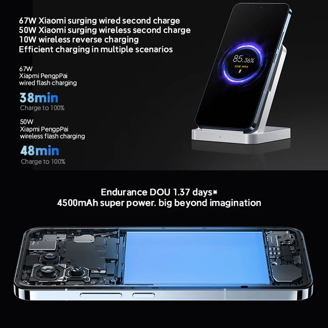 Global ROM Xiaomi Mi 13 Snapdragon 8 Gen 2 Octa Core 50MP Leica Camera 6.36'' 120Hz Screen Bluetooth 5.3 67W HyperCharger 6