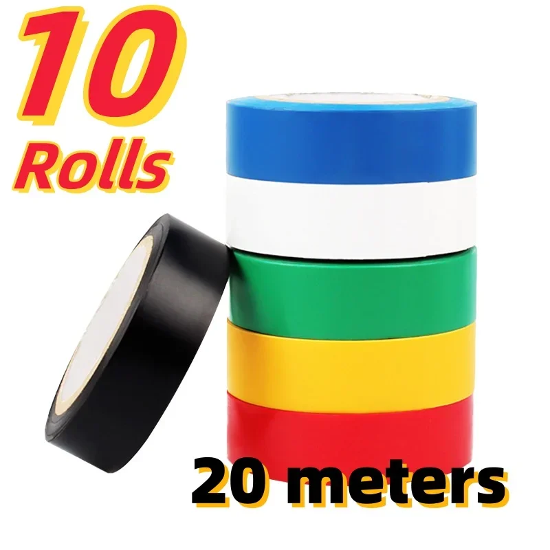 Flame retardant insulation tape Electrical Insulating Tape Outdoor High Temp Color Car Indoor Insulation Electrician Pvc Color