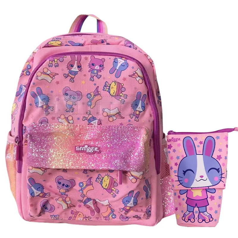 thumbnail image 1 of Mochila Smiggle australiana auténtica, papelería kawaii para niños, estuche para lápices para estudiantes, bolsa para el almuerzo, mochila con taza de agua, regalo para estudiantes, 1 of 5