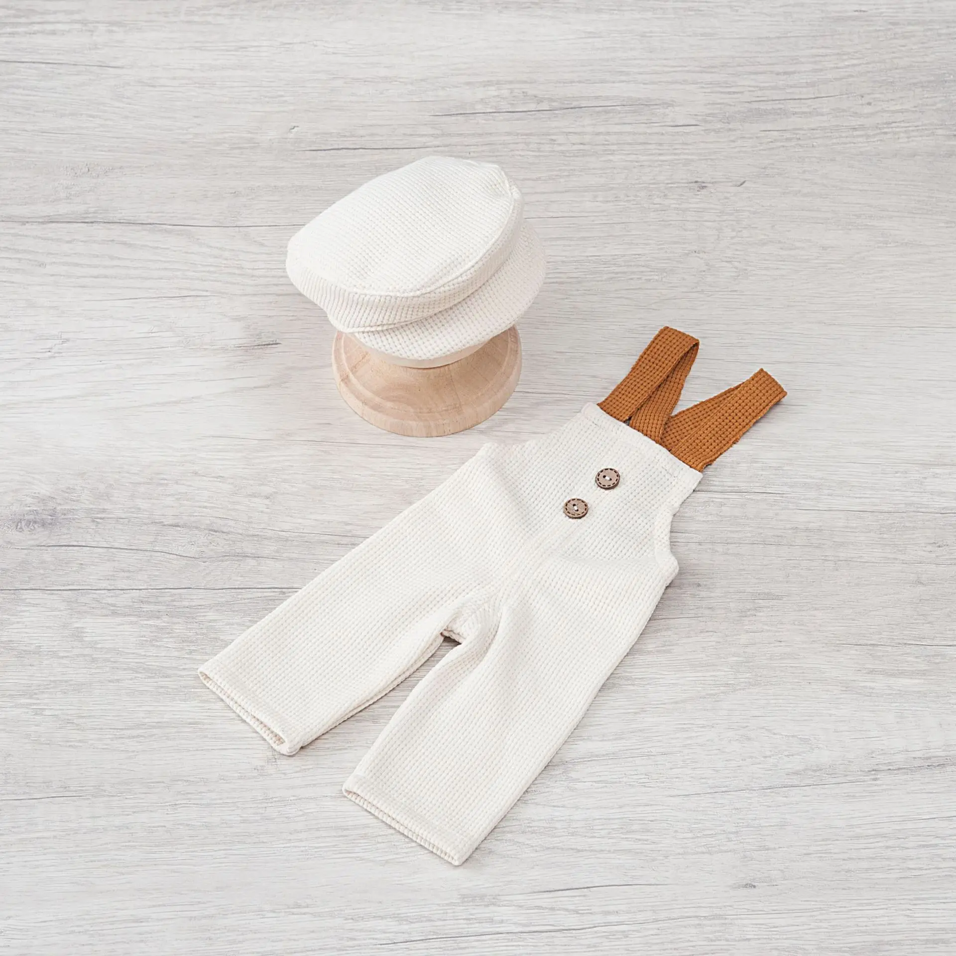 Photoshoot Props Knitted Baby Boy Costume Newborn Photography Props Overalls Suit Infant Bodysuit Newborn Photography Outfit Baby Girl Accessorie