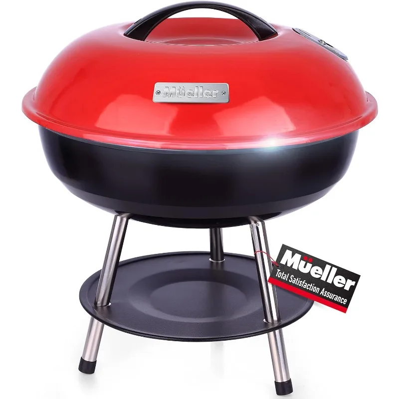 Mueller Portable Charcoal Grill and Smoker, GoAnywhere Compact