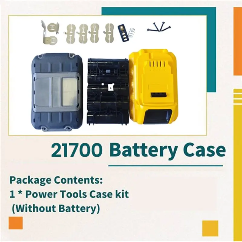 DCB2104 20V 21700 배터리 보관함 케이스 5 코어 리튬 배터리 보호 보드 키트