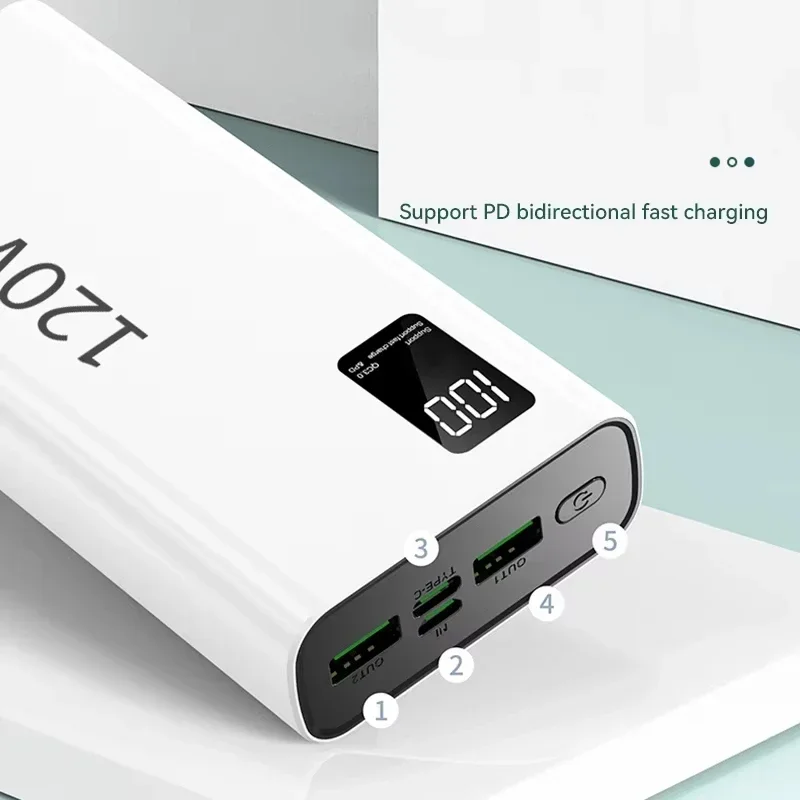 Xiaomi 120W High Capacity Power Bank 200000mAh Super Fast Charging Powerbank Portable Battery Charger For iPhone Samsung Huawei 6