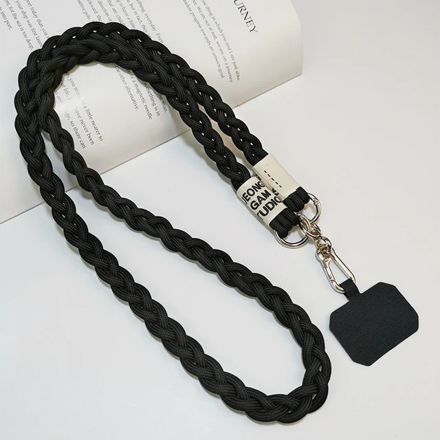 Outdoor Sports Braided Crossbody Phone Lanyard Strap