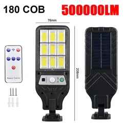 High - Intensity Solar - Powered LED Wall Light with Remote Control & Waterproof Design - 2PCS (Solar charging)